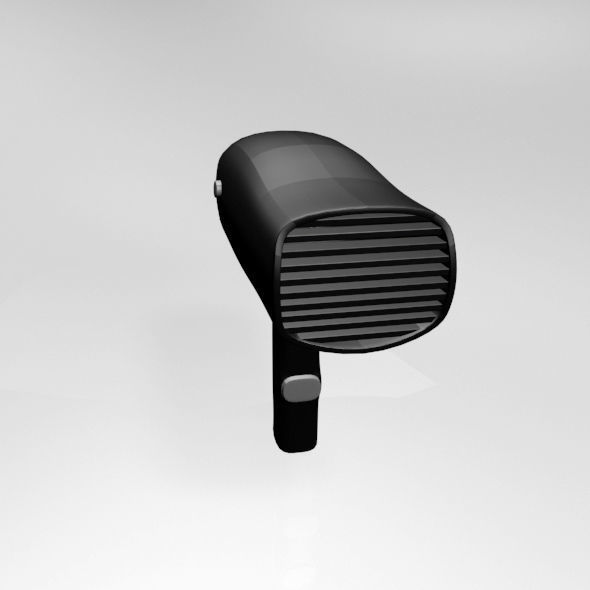 Hair Dryer 01 3D model_10