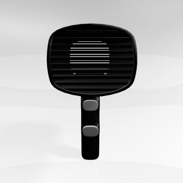 Hair Dryer 01 3D model_4