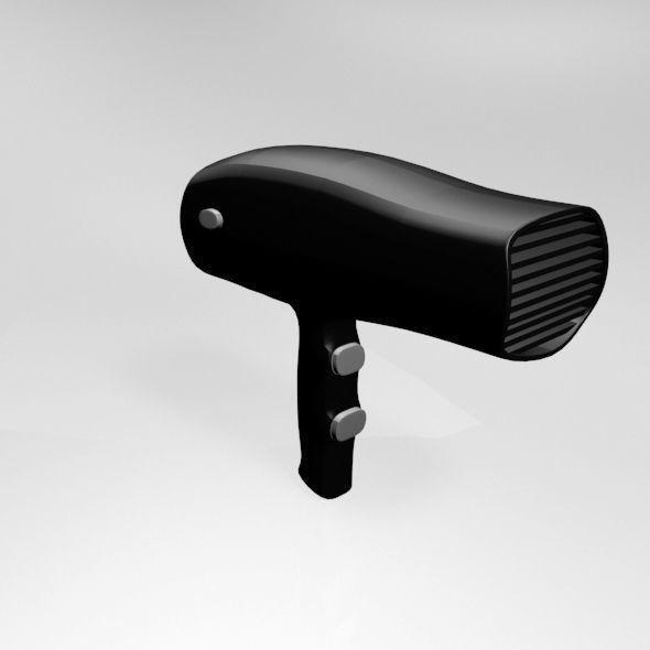Hair Dryer 01 3D model_11
