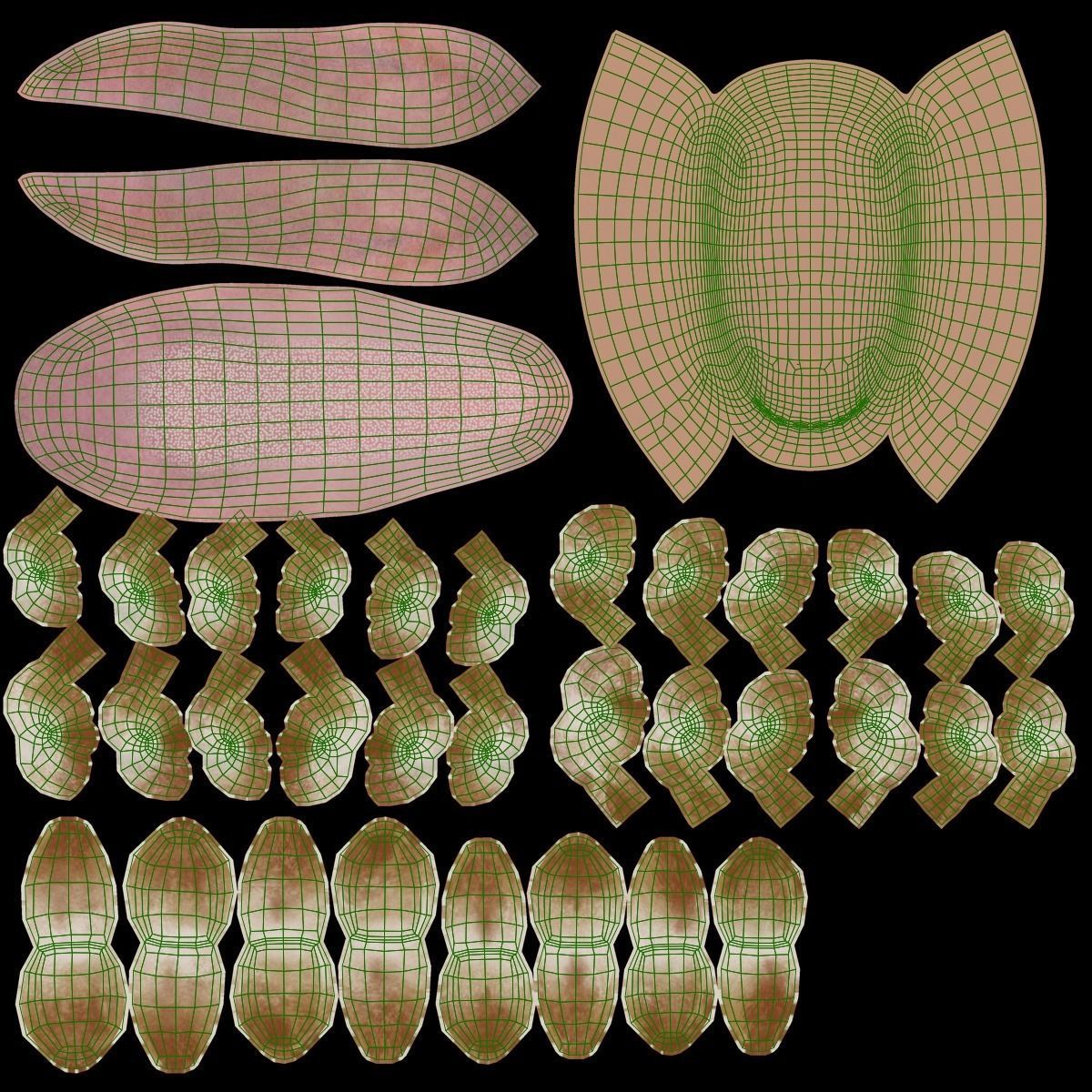 Cattle Cow Rigged  VFX Grace 3D model_21