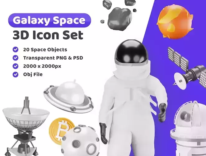 Galaxy Space Icon Pack