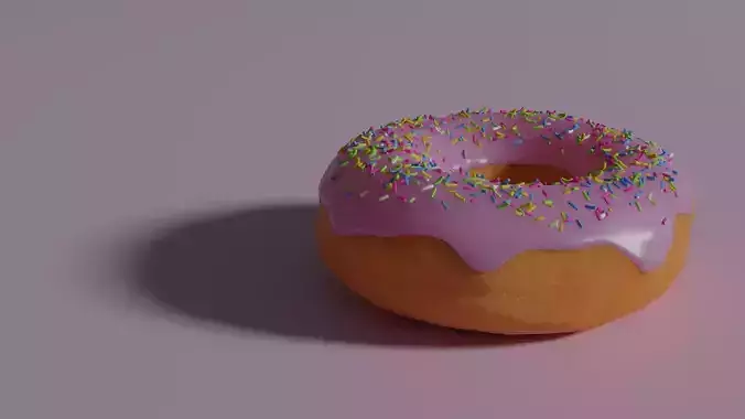 Donut with sprinkles