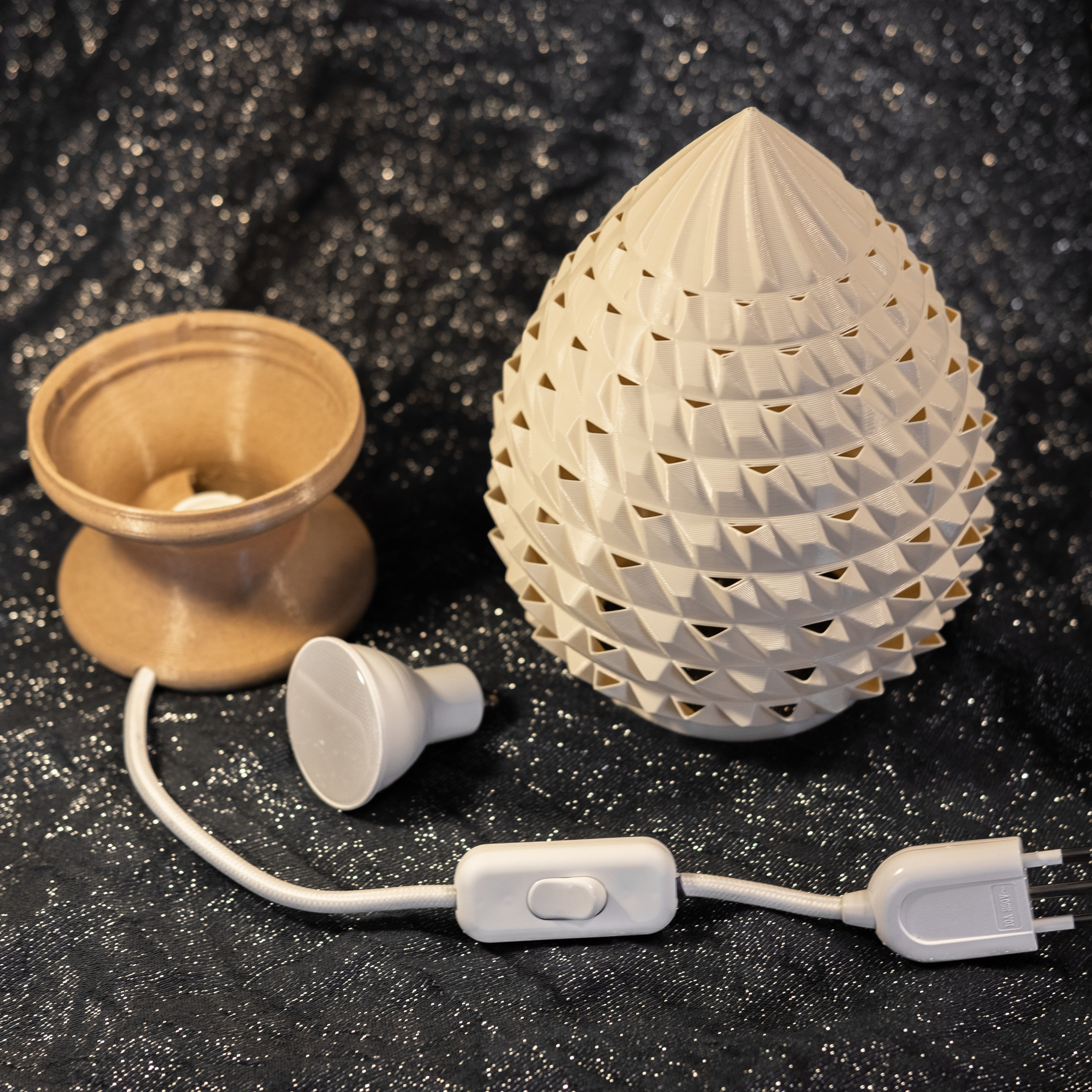PINE CONE LAMP - LAMPIGNA 3D print model_3