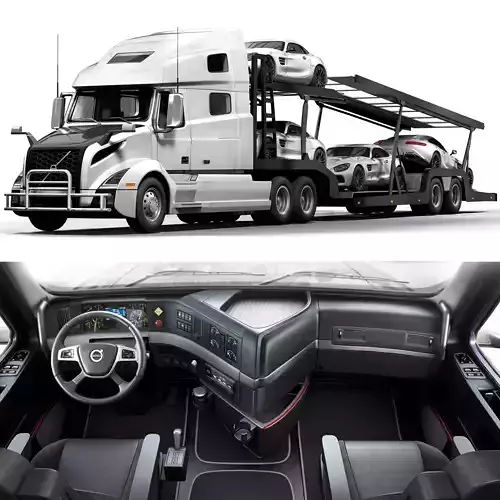 volvo vnl  benz gt 3D model