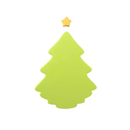 Christmas Trees Symbol v1 002 Low-poly 3D model Christmas Trees Symbol v1 002 Low-poly 3D model
