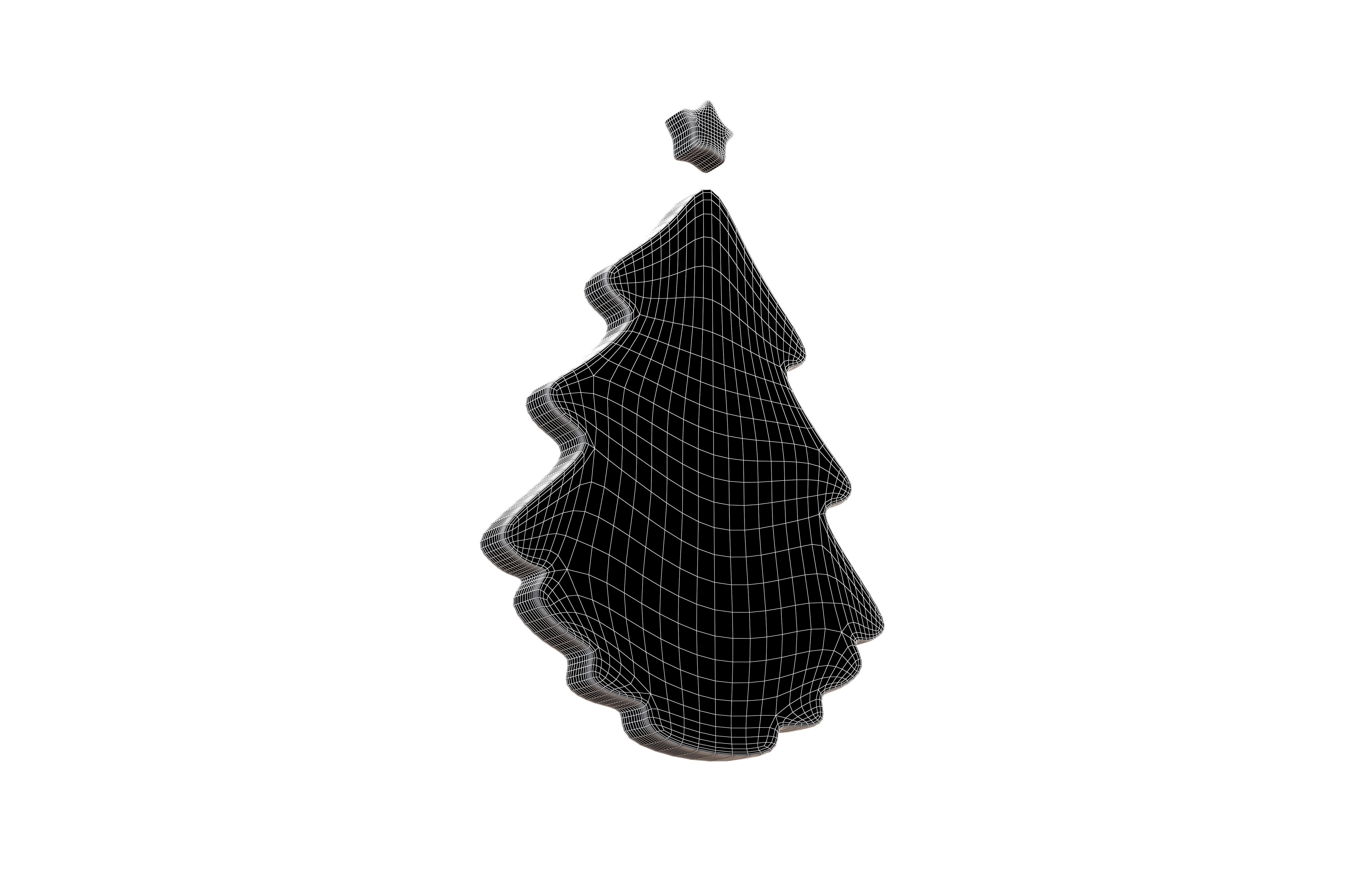Christmas Trees Symbol v1 002 Low-poly 3D model_7