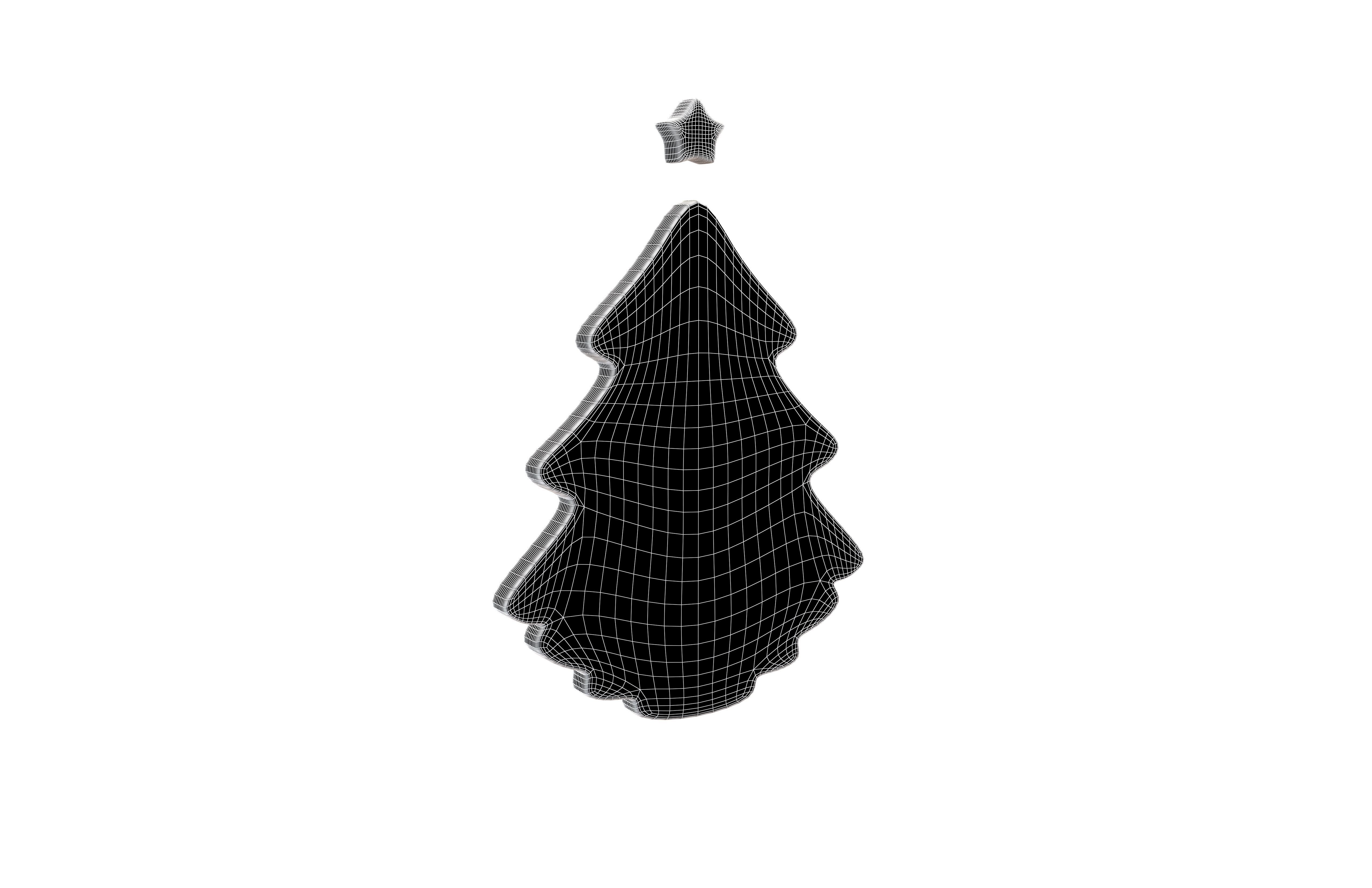 Christmas Trees Symbol v1 005 Low-poly 3D model_5