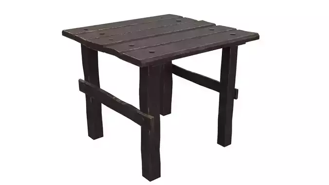 retro wooden stool