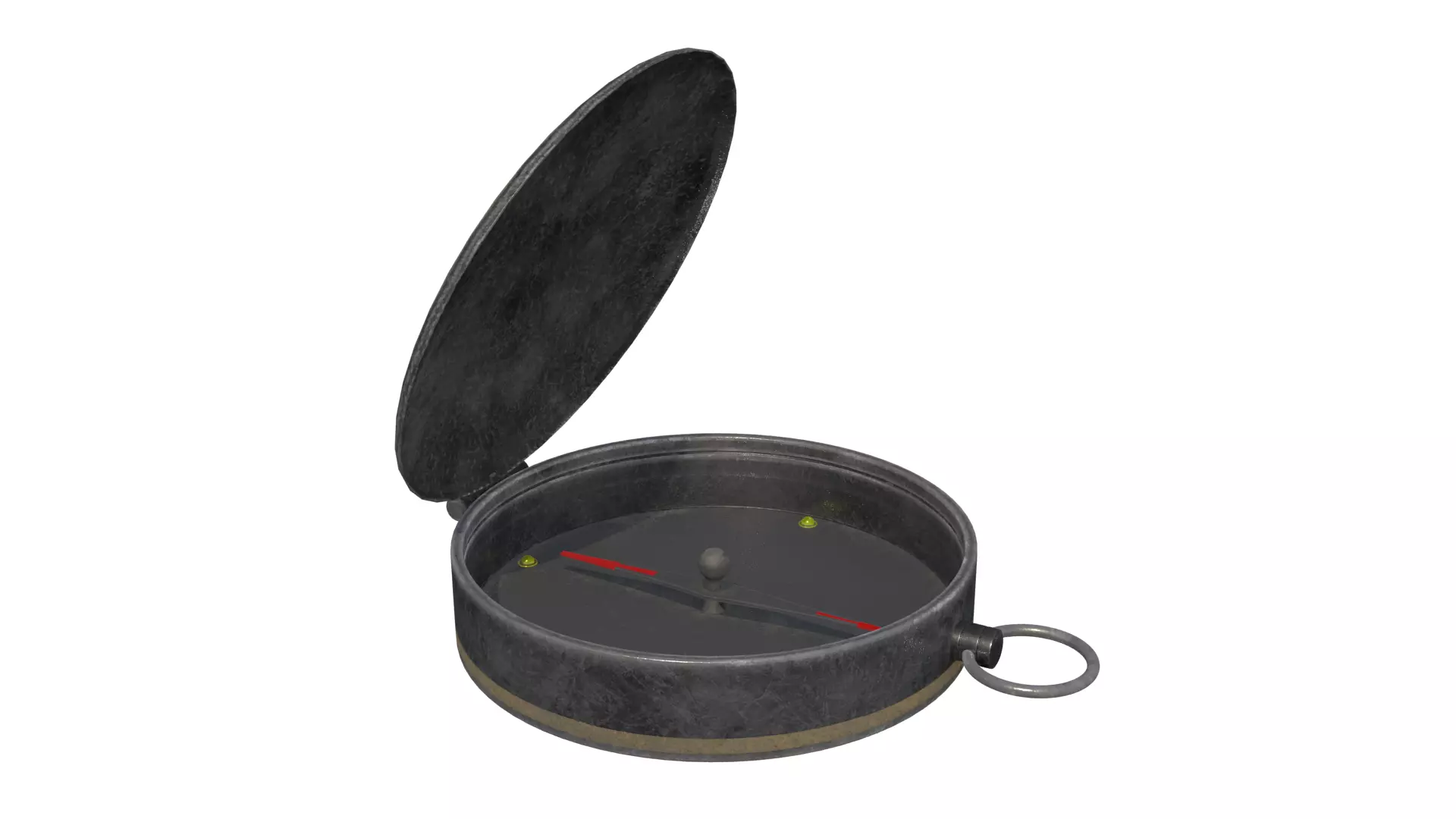 compass cartoon 3D model