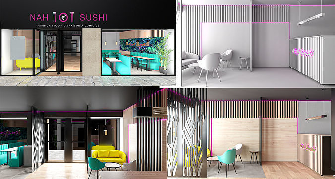 SNACK NAH SUshi  3D model