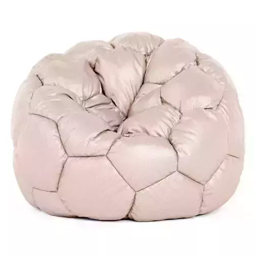 Leather bean bag chair football