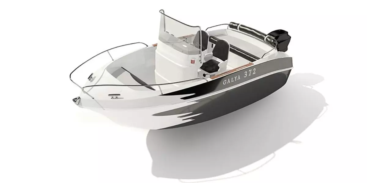 Galya 372 Mini Boat 3D model_0