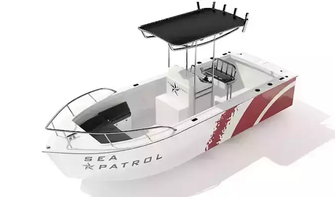 Sea Patrol boat 3D model
