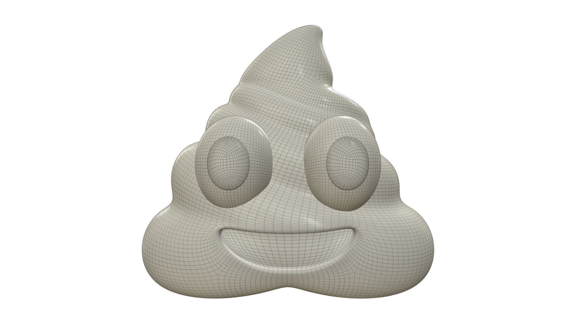 Bubble Gum Poop Emoji 3D model CGTrader