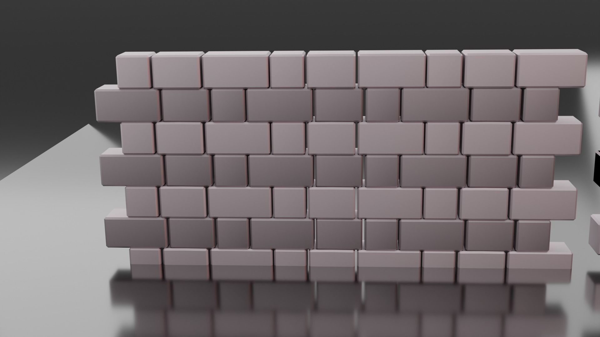 wall low poly package Low-poly 3D model_4