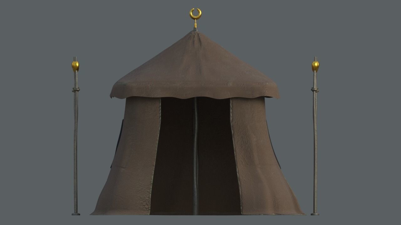Tent v01 3D model_1
