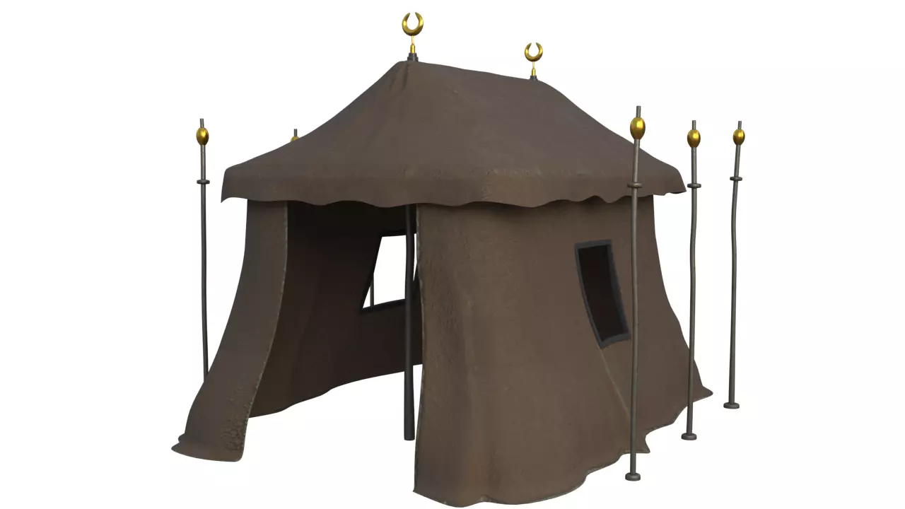 Tent v01 3D model_0