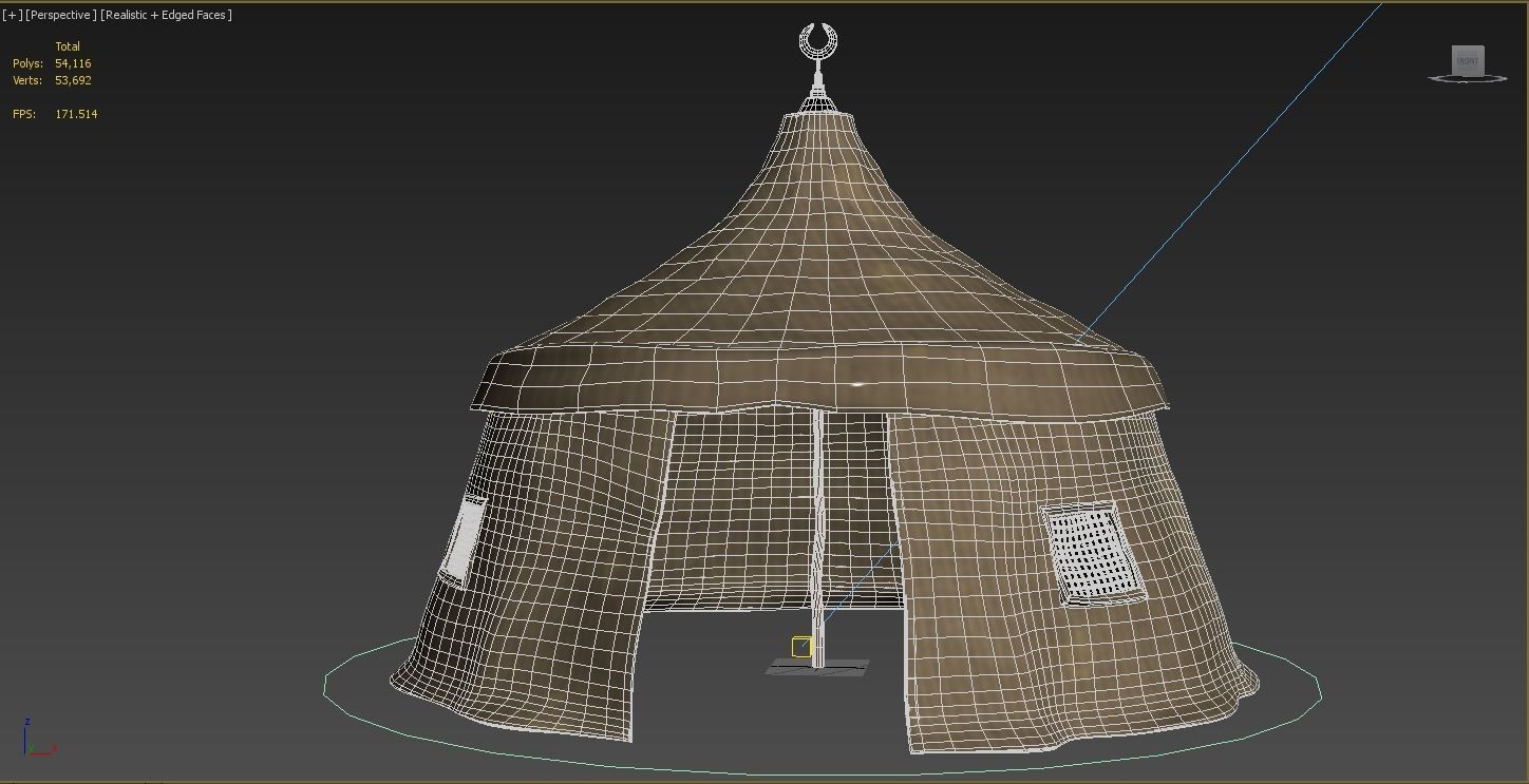 Tent v02 3D model_3