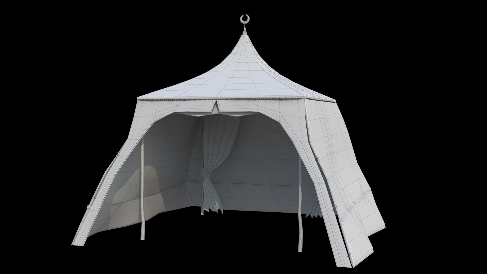 Tent v03 3D model_2