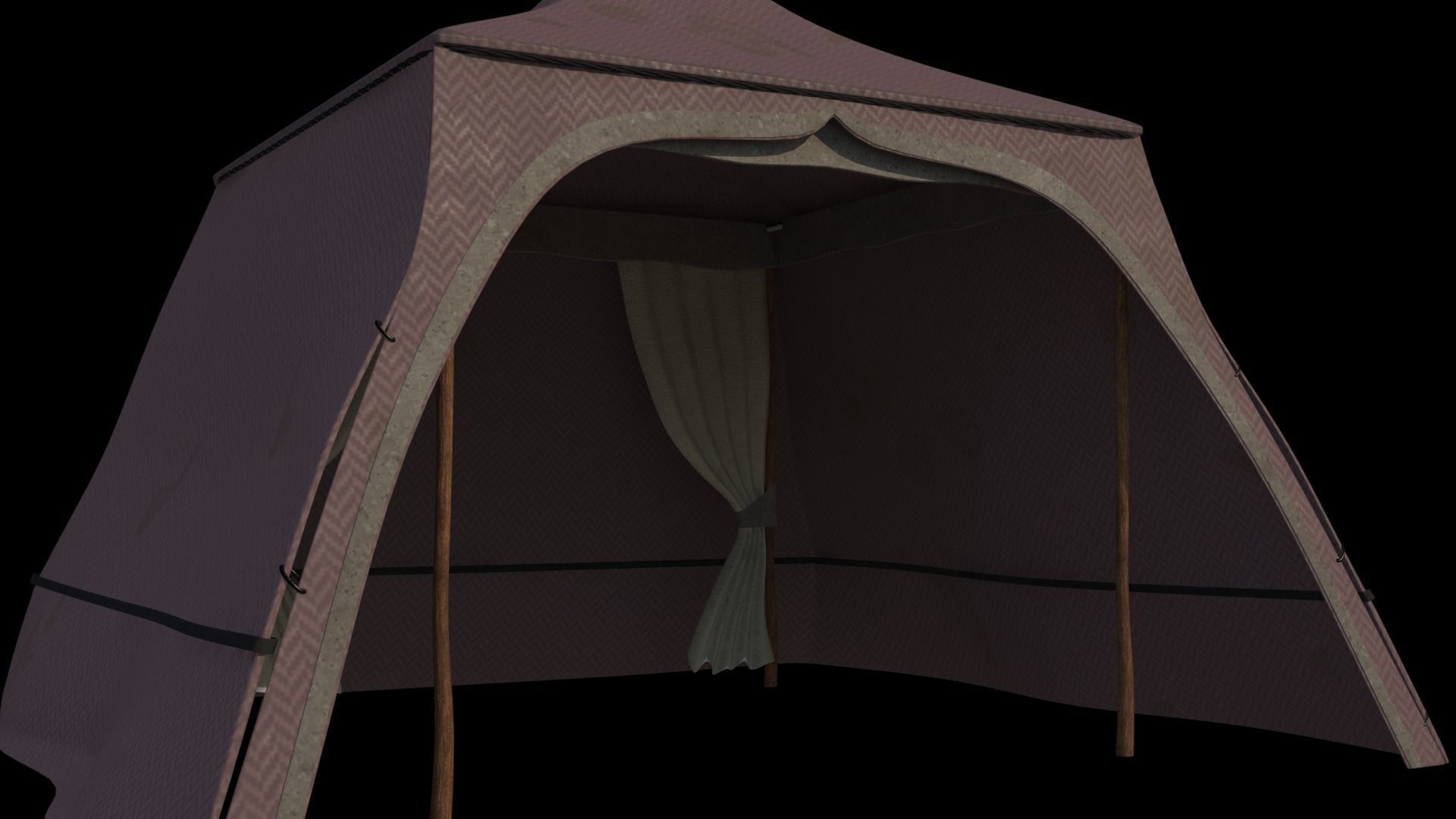 Tent v03 3D model_4
