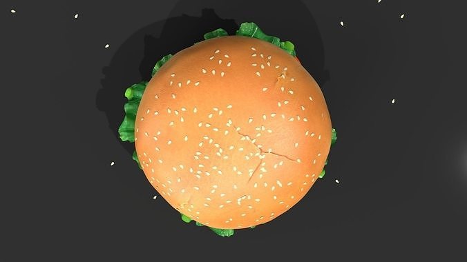 Burgers hamburger 3D model 5