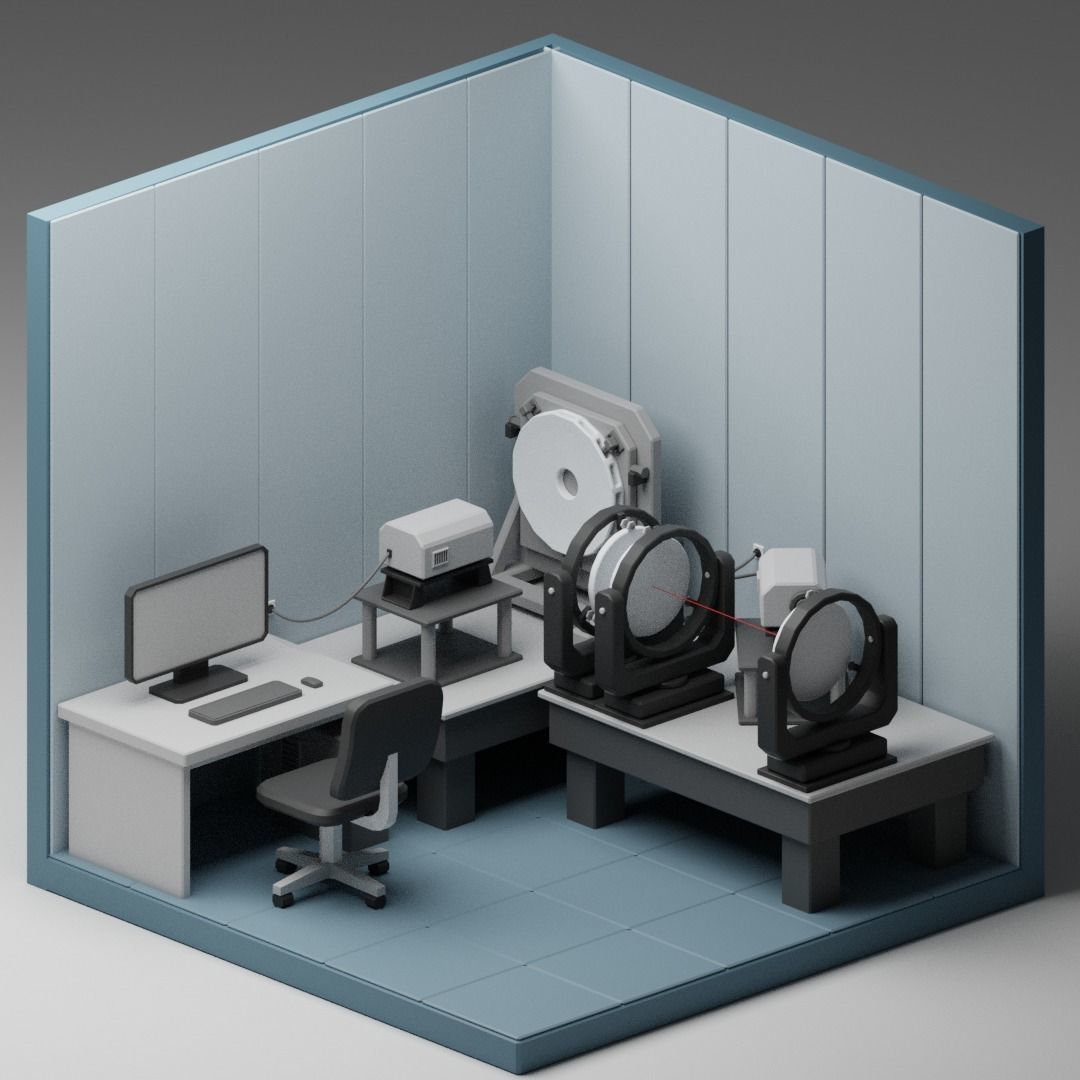 low poly interior rooms Low-poly 3D model_14