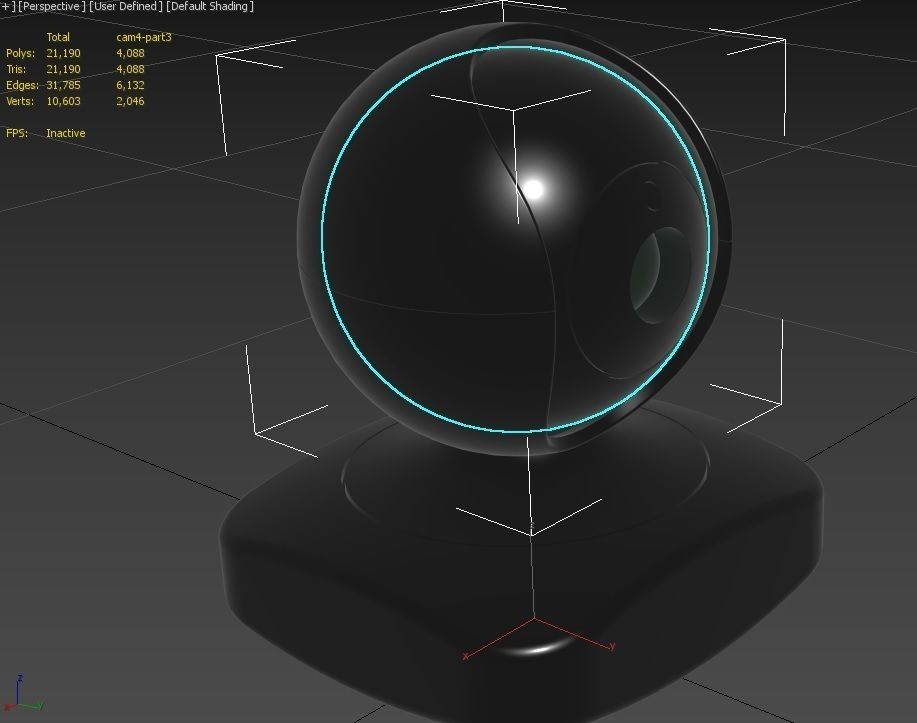 Indoor Security Camera M2 3D model_16