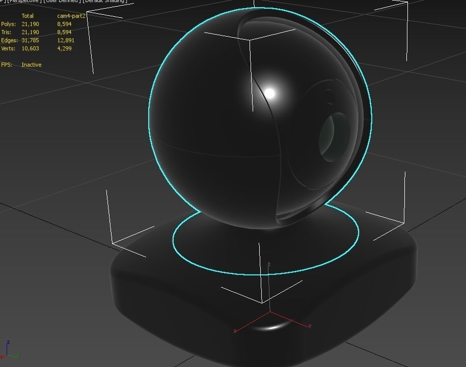 Indoor Security Camera M2 3D model_15