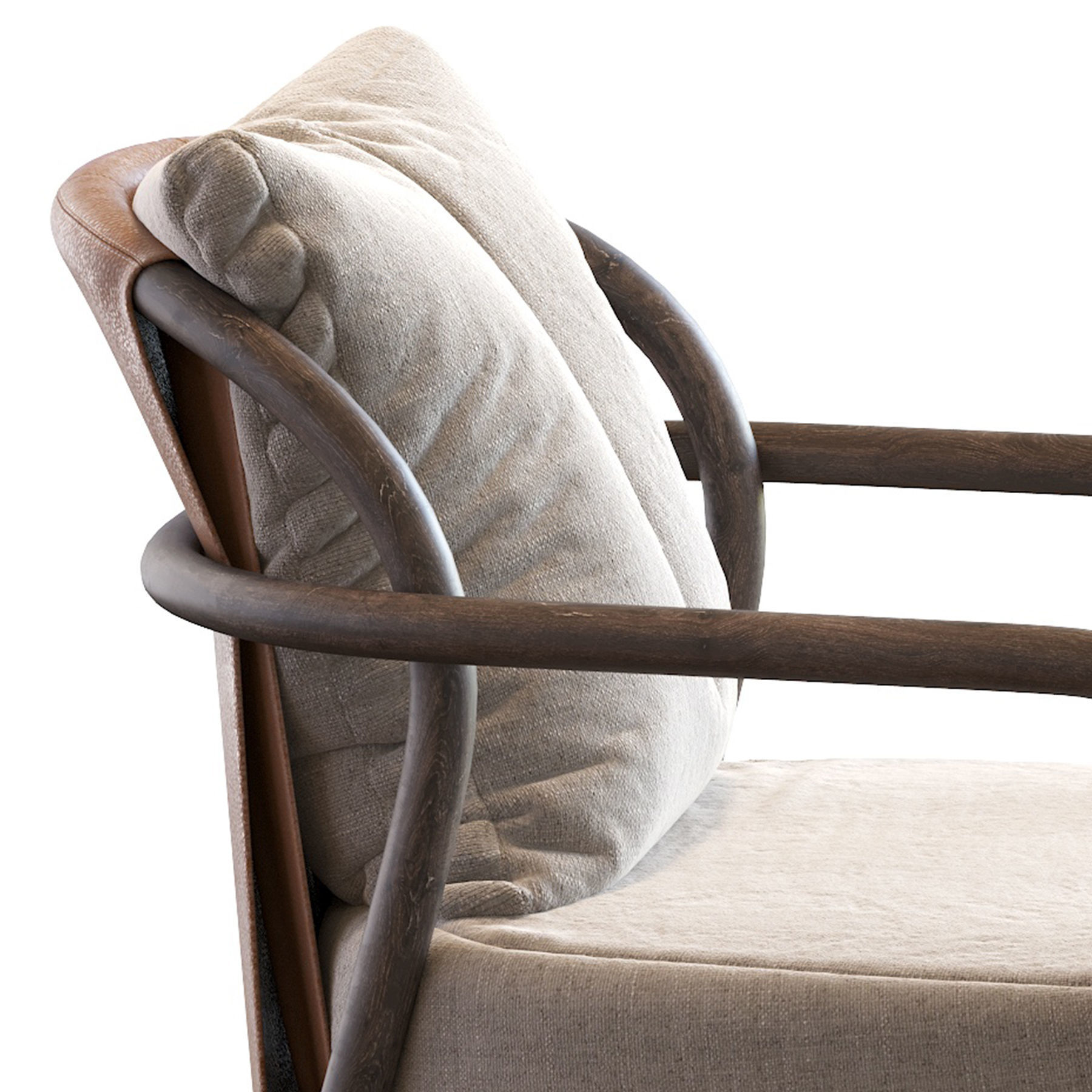 Alison Flexform Armchair 3D model_18