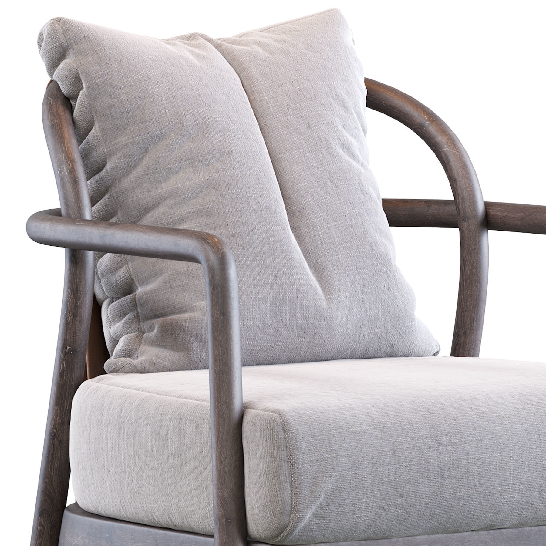 Alison Flexform Armchair 3D model_5