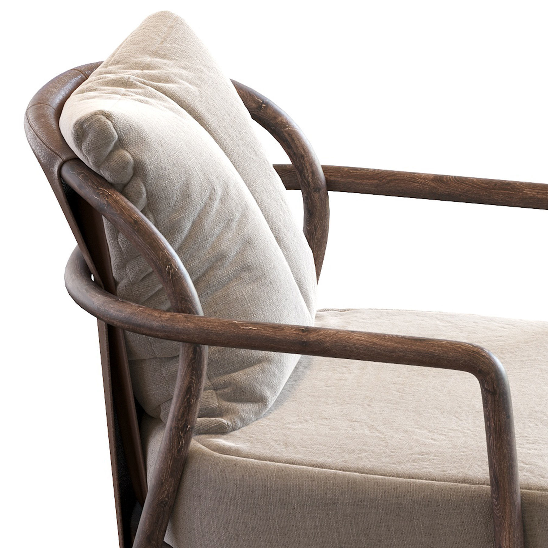 Alison Flexform Armchair 3D model_27