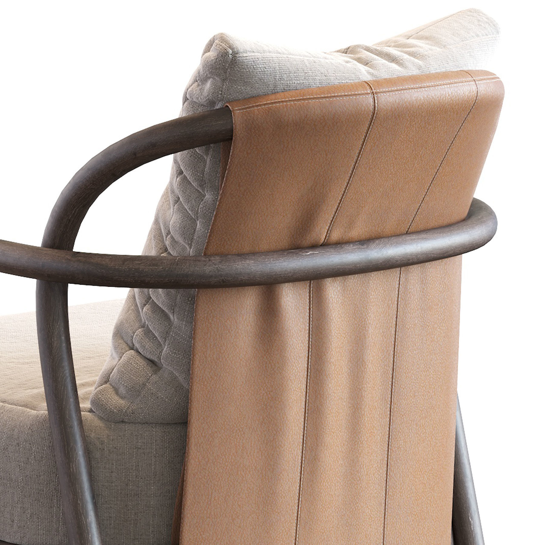 Alison Flexform Armchair 3D model_21