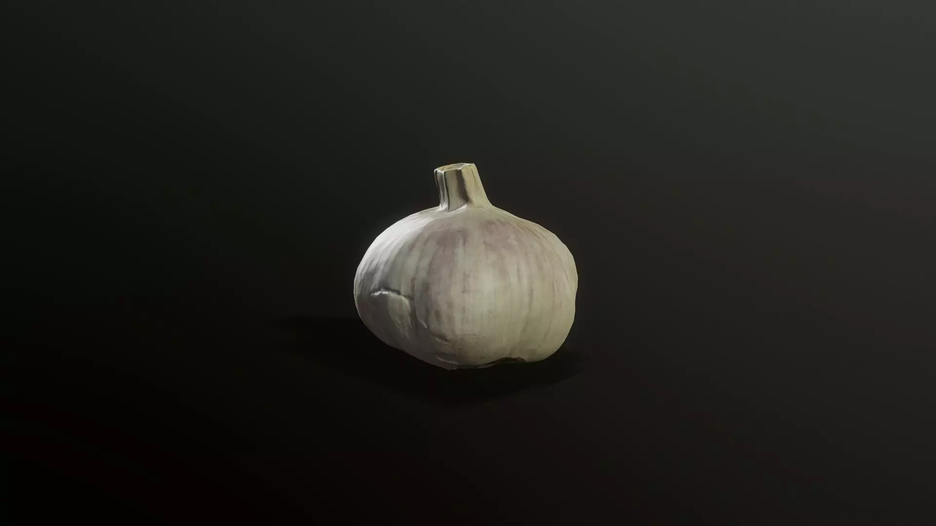 3D Scan Garlic Low-poly 3D model_0
