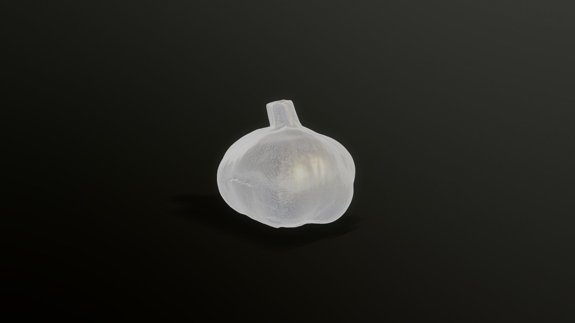 3D Scan Garlic Low-poly 3D model_3
