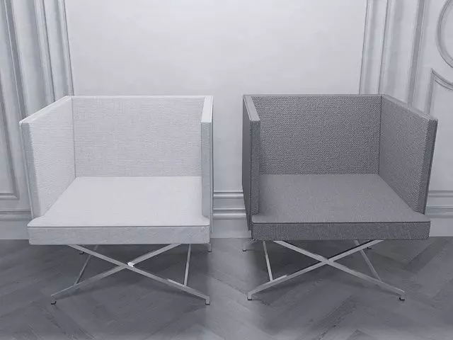 chair two chairs 3D model_0