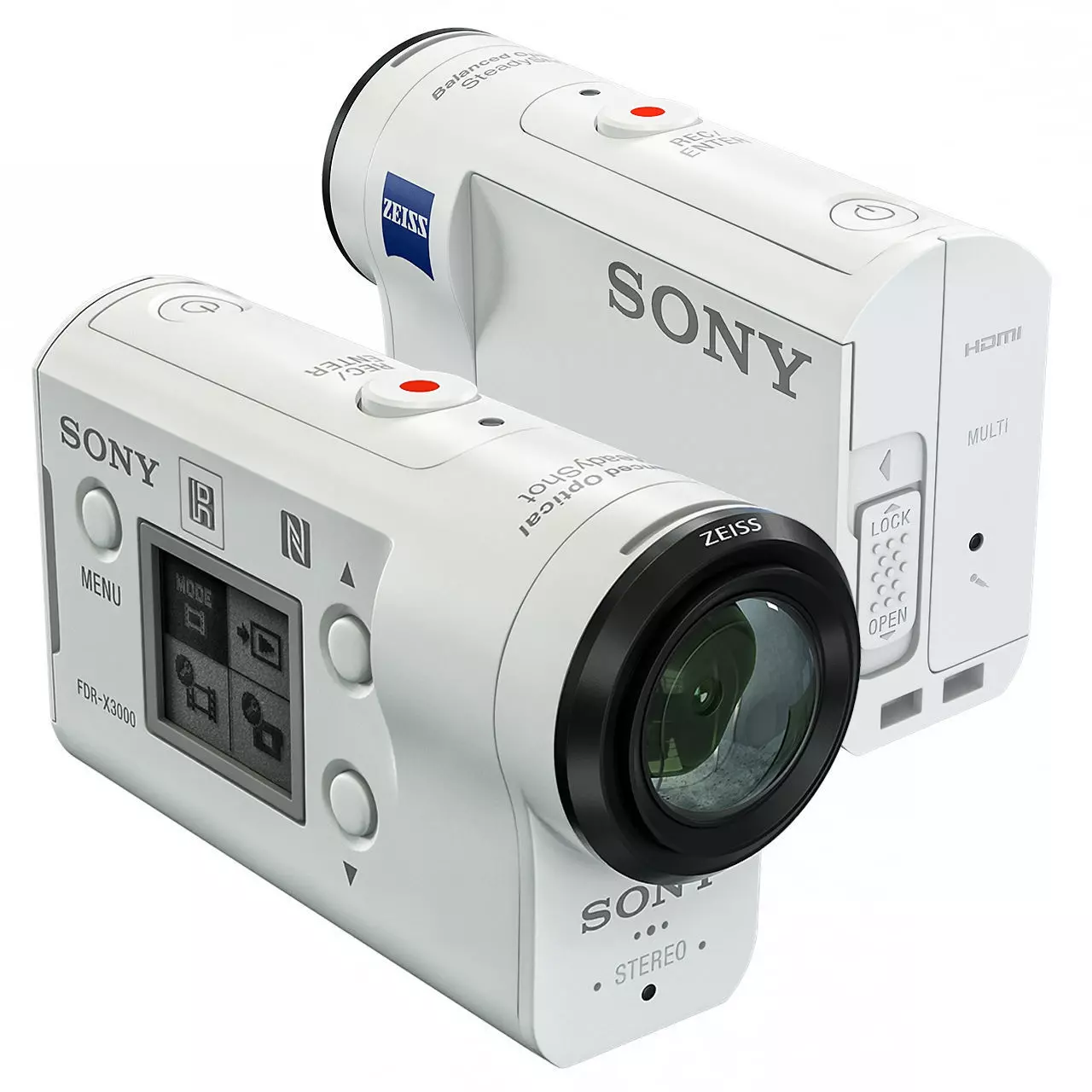 Action Camera Sony FDR-X3000 4K 3D model | CGTrader