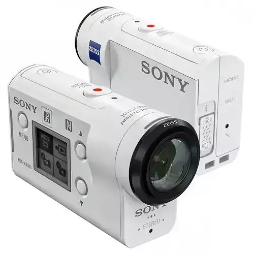 Action Camera Sony FDR-X3000 4K 3D model | CGTrader