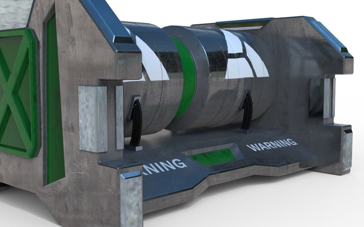 Sci-Fi Generator V2 Free low-poly 3D model_3