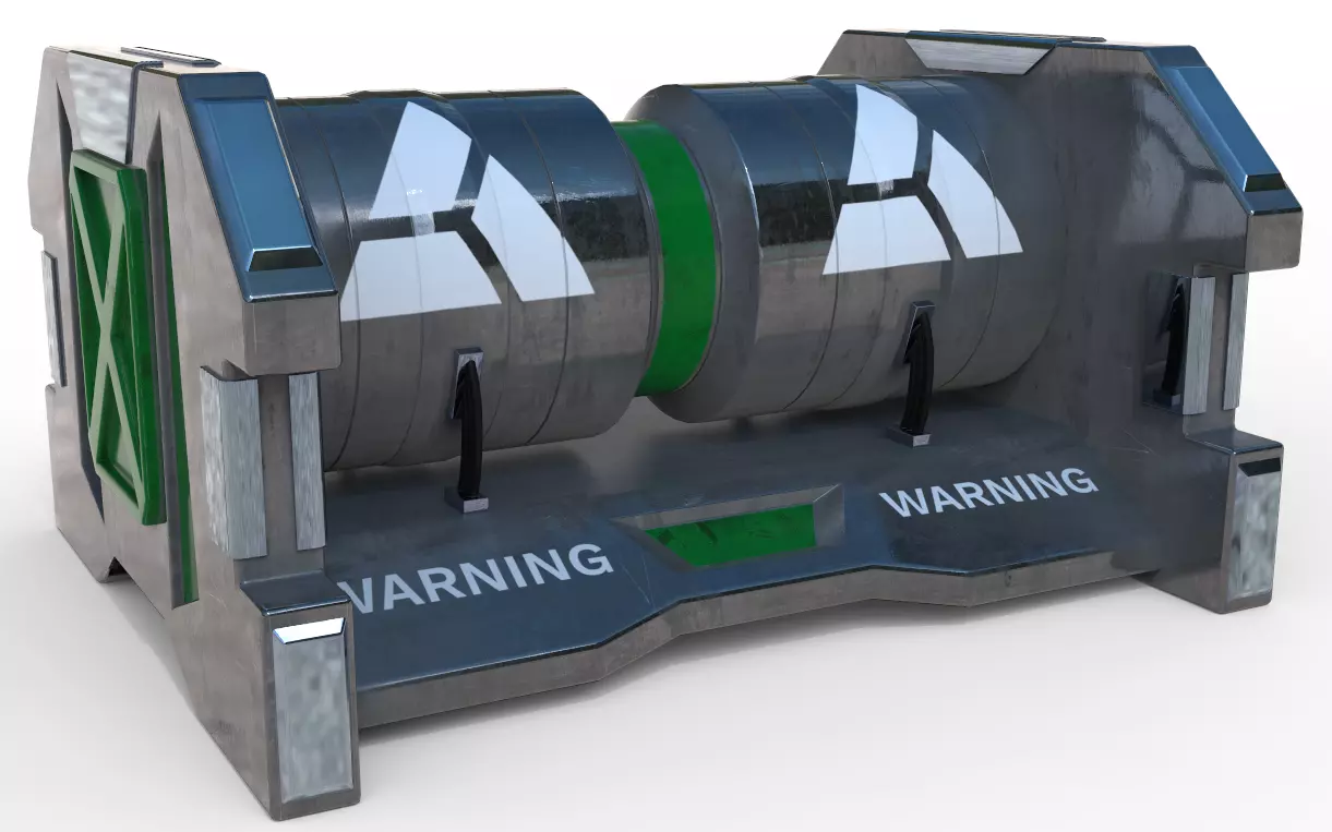 Sci-Fi Generator V2 Free low-poly 3D model_0