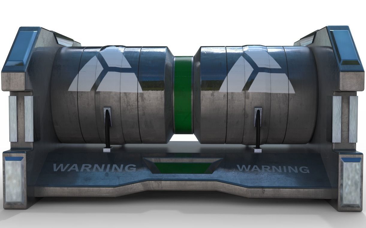 Sci-Fi Generator V2 Free low-poly 3D model_2