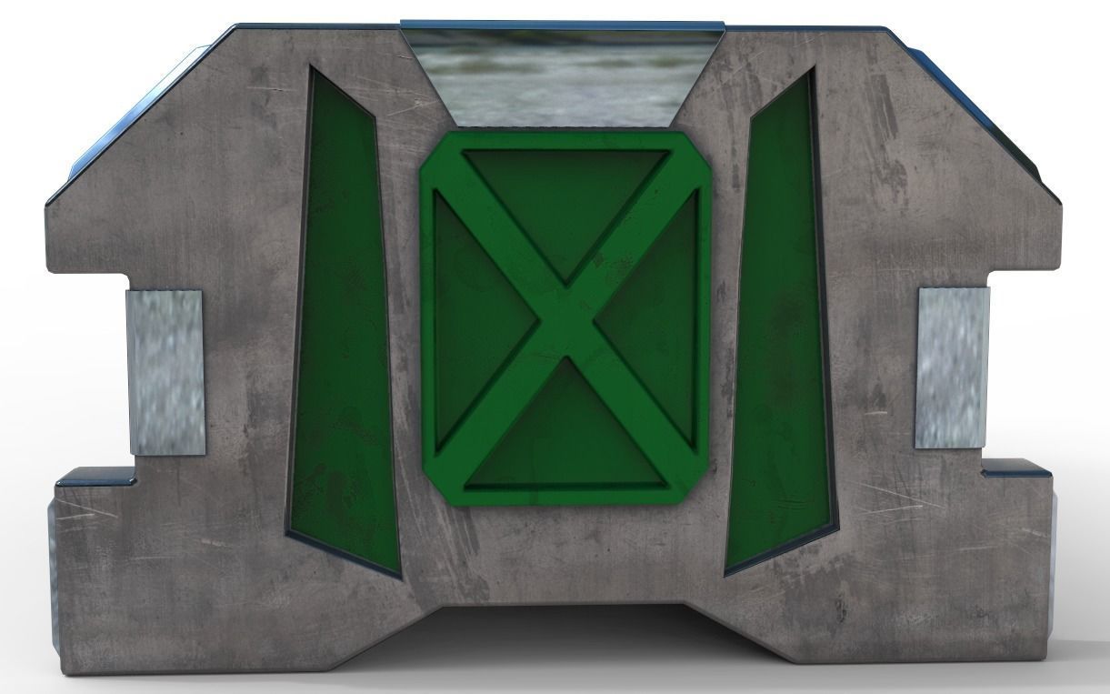 Sci-Fi Generator V2 Free low-poly 3D model_6