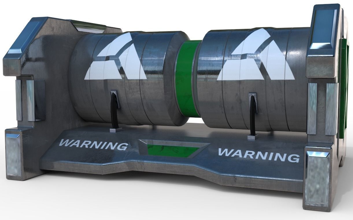 Sci-Fi Generator V2 Free low-poly 3D model_1