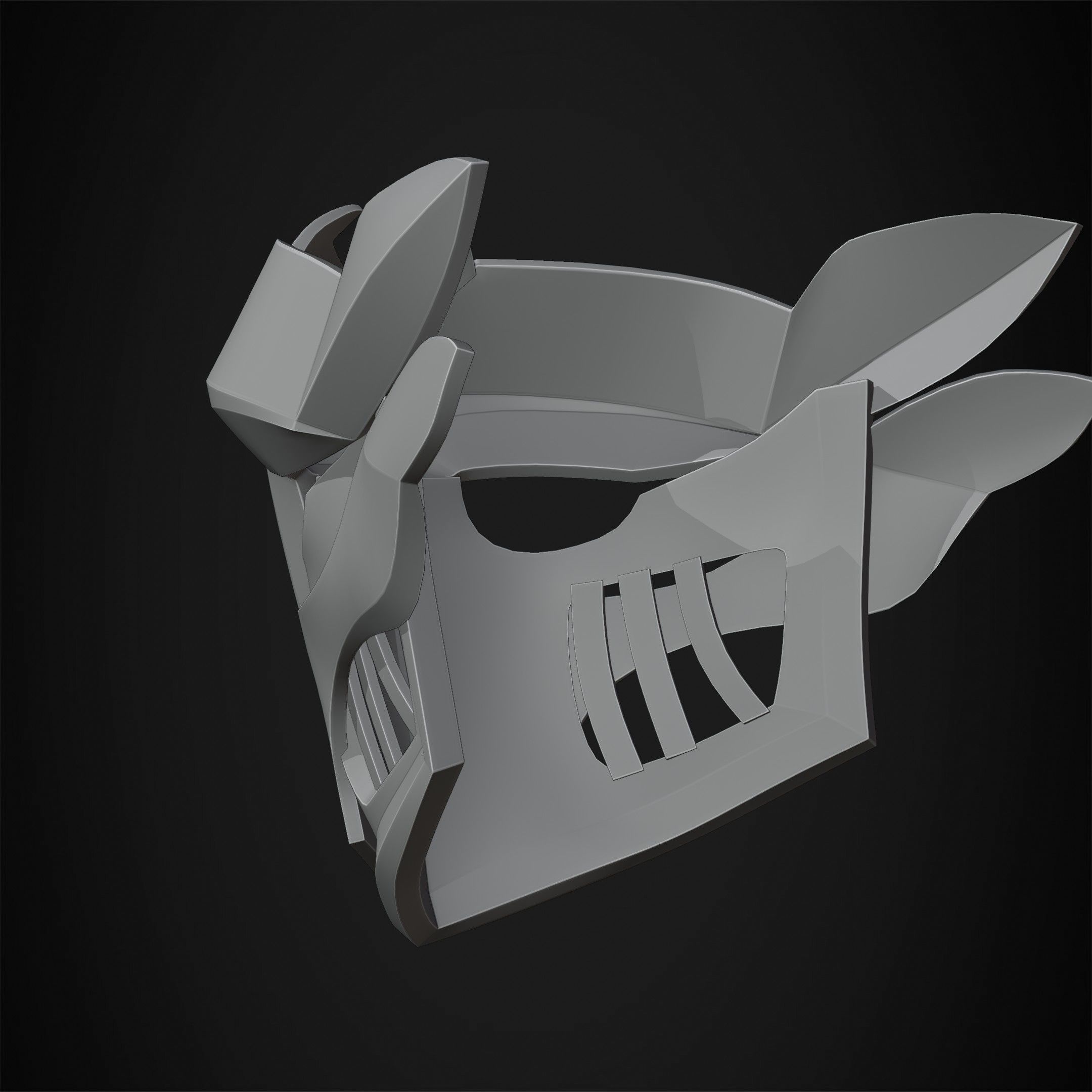 Arcane Ekko Firelight Mask for Cosplay 3D print model_21