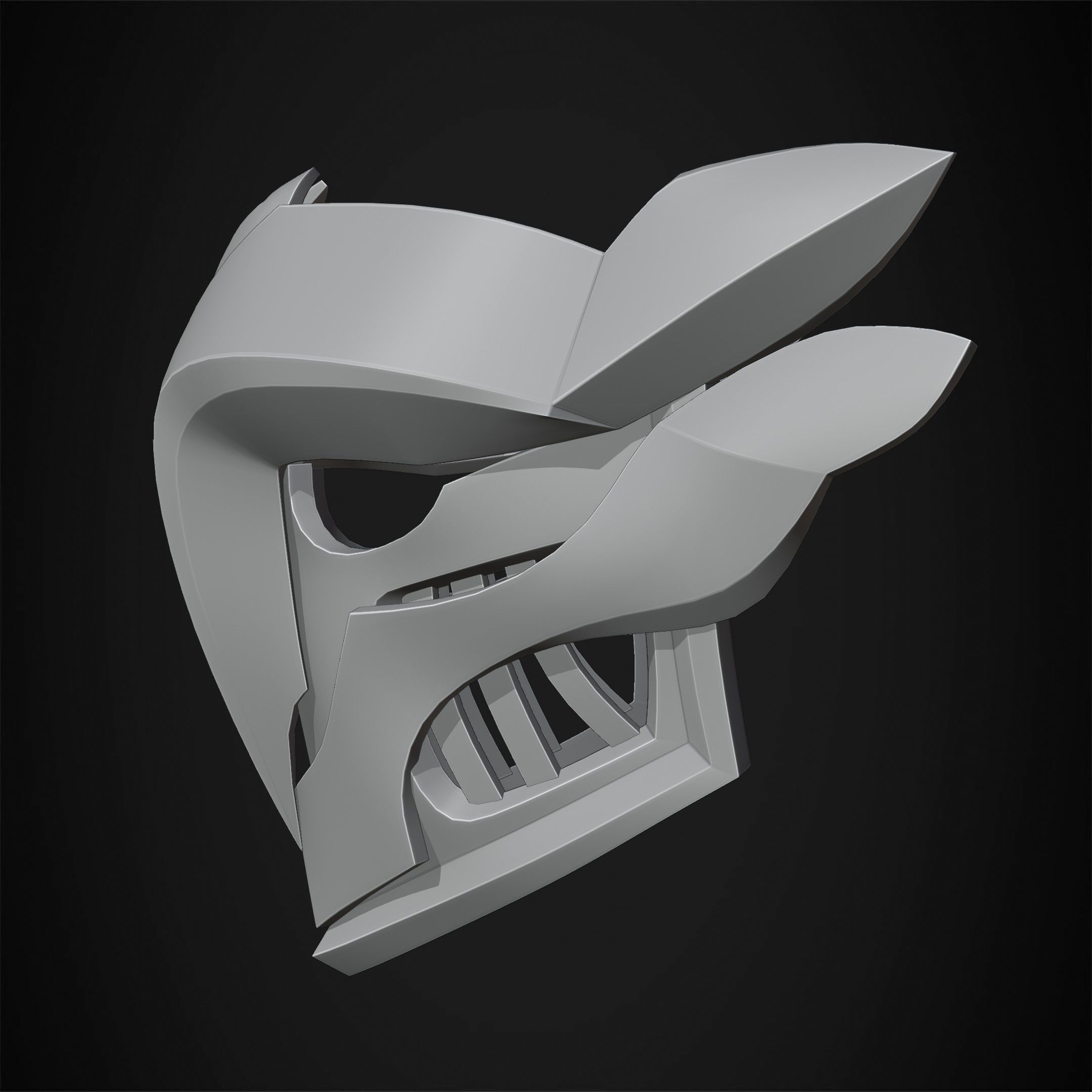 Arcane Ekko Firelight Mask for Cosplay 3D print model_19