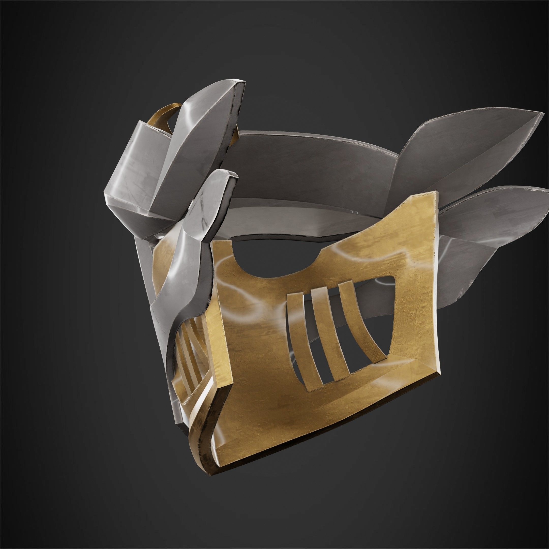 Arcane Ekko Firelight Mask for Cosplay 3D print model_6