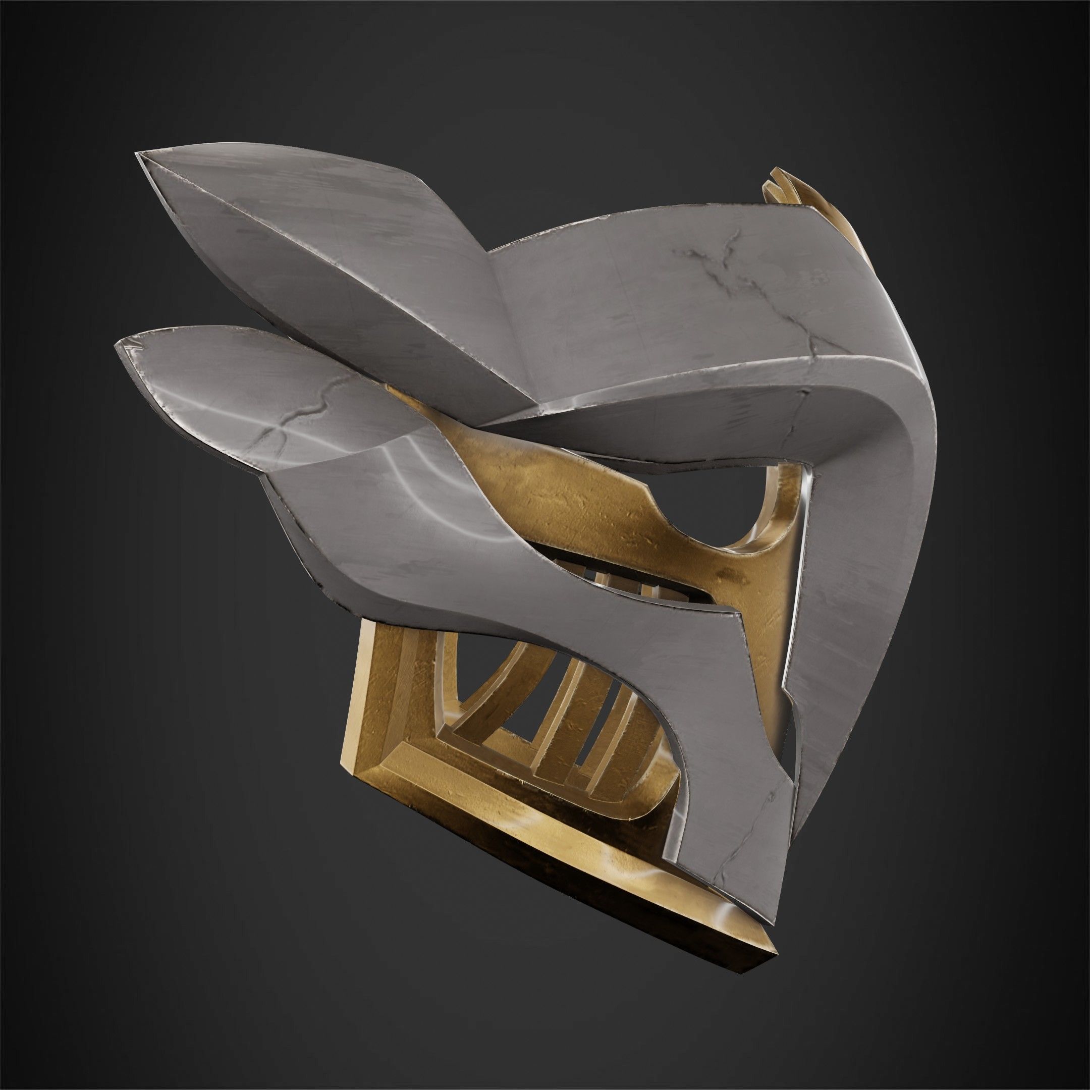 Arcane Ekko Firelight Mask for Cosplay 3D print model_9