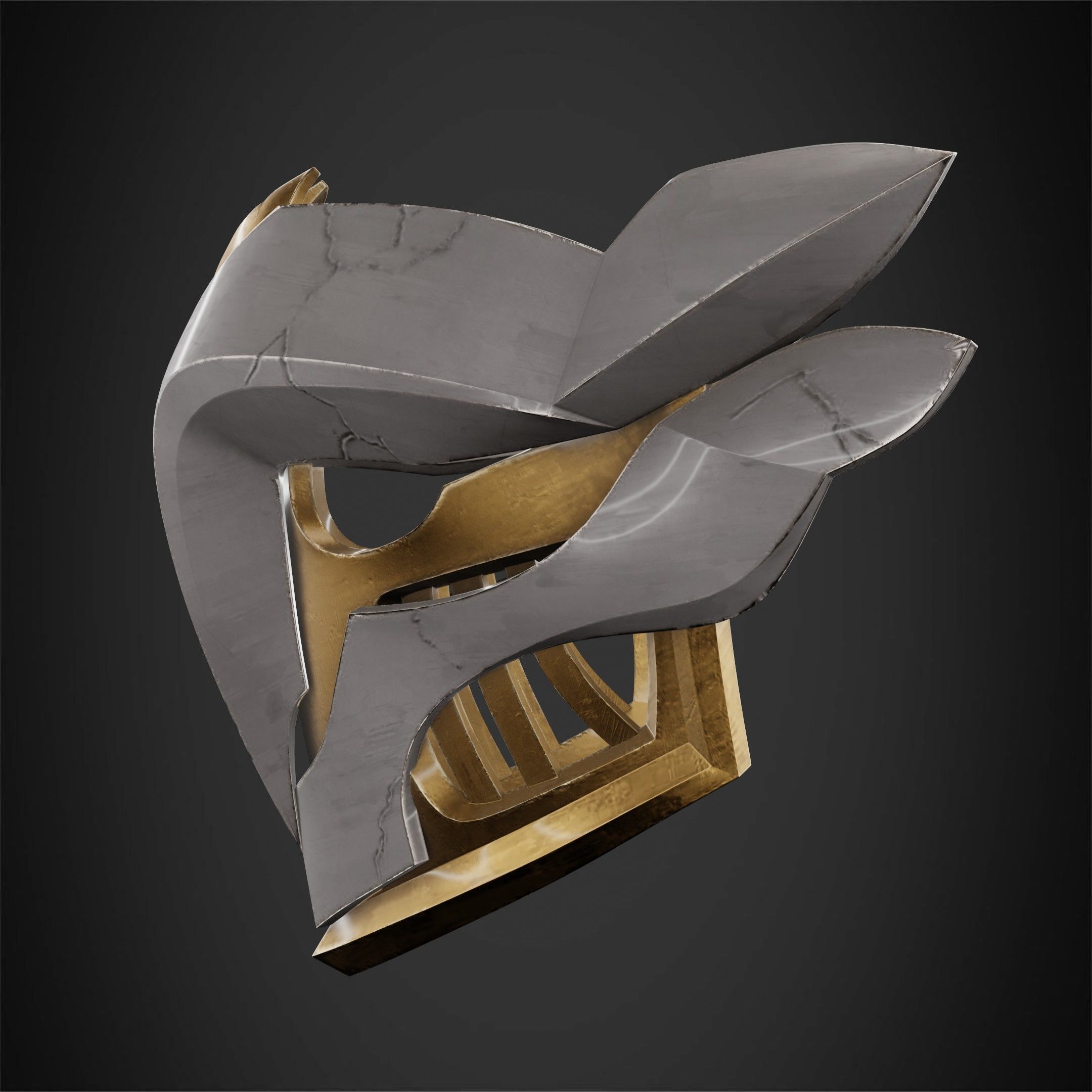 Arcane Ekko Firelight Mask for Cosplay 3D print model_5