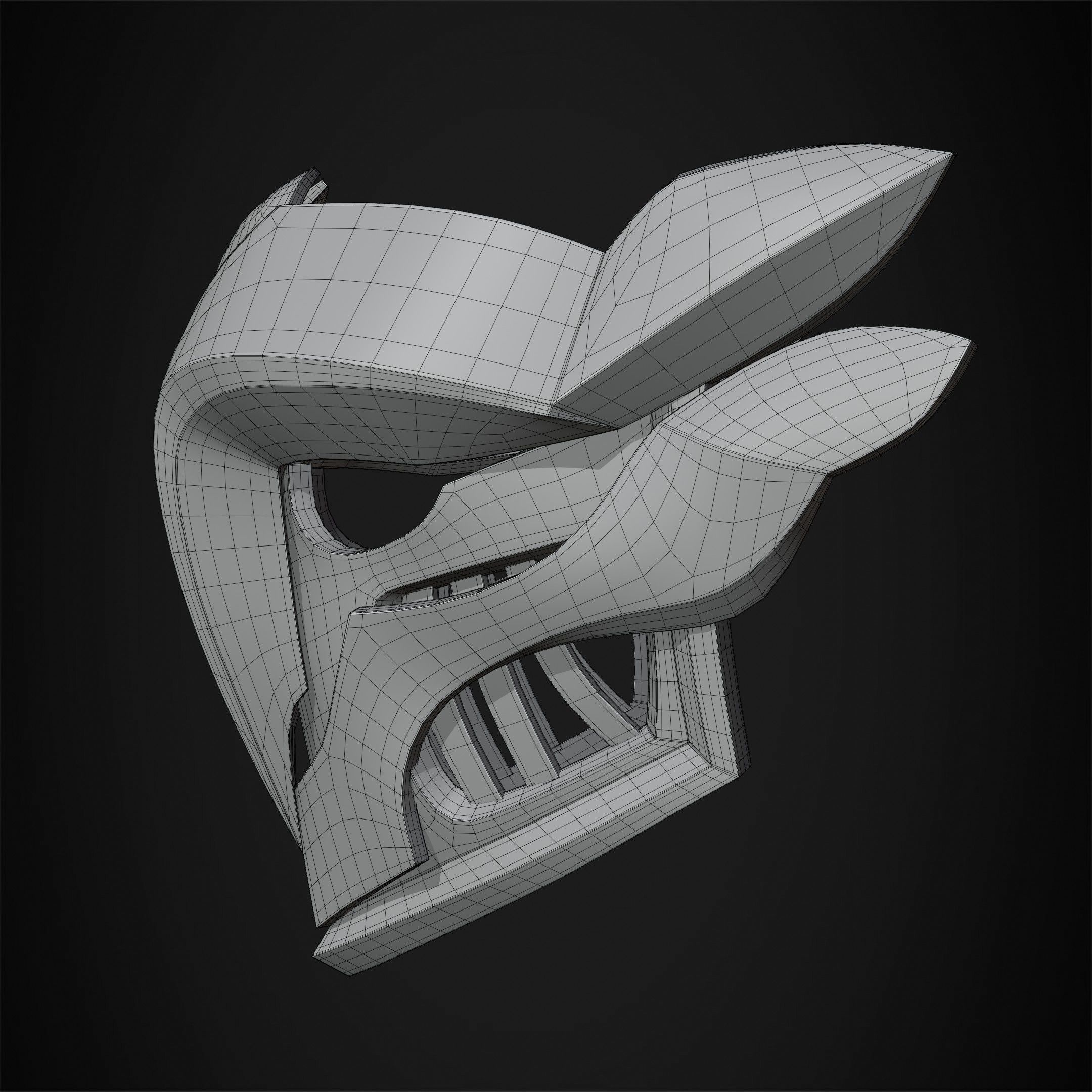 Arcane Ekko Firelight Mask for Cosplay 3D print model_20