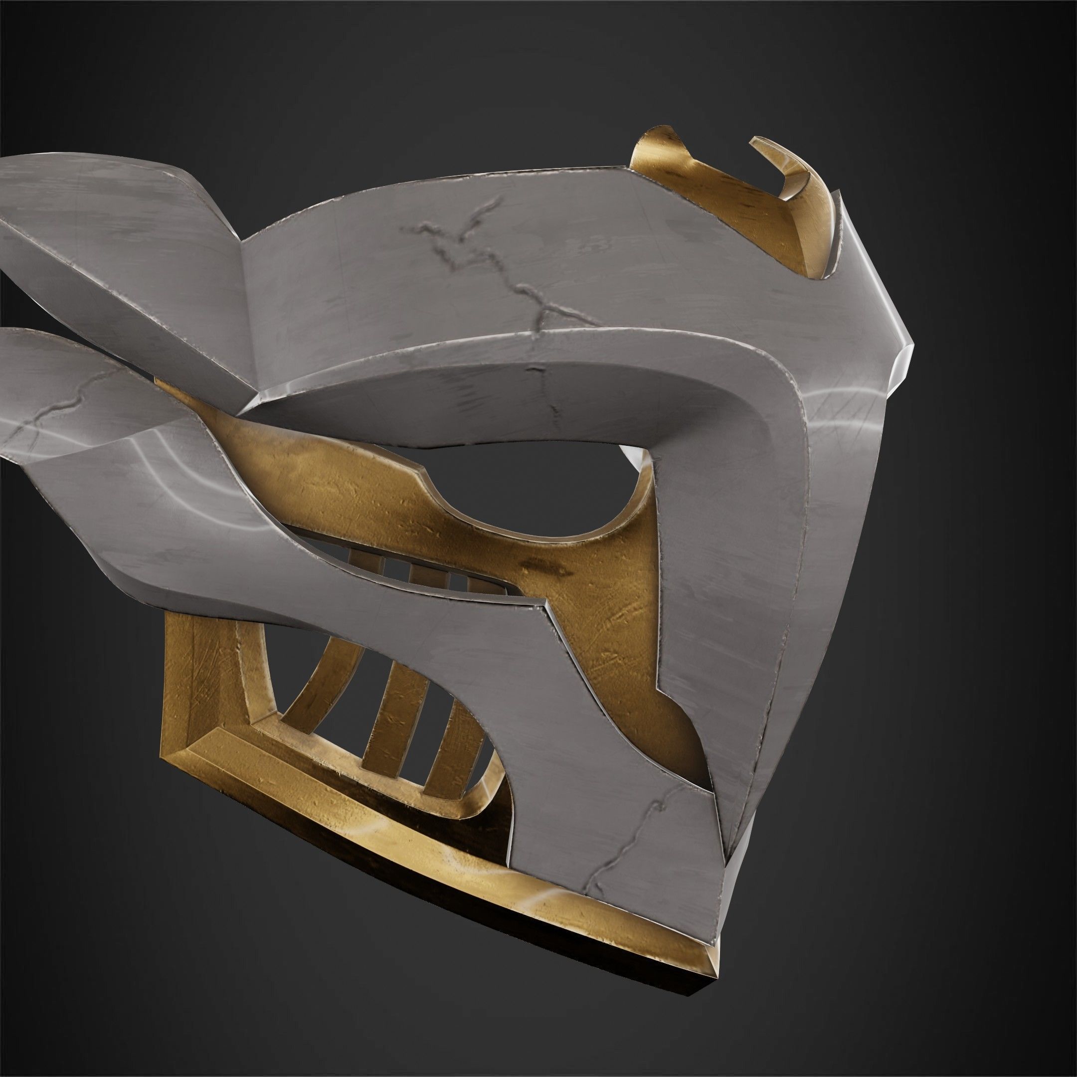Arcane Ekko Firelight Mask for Cosplay 3D print model_10
