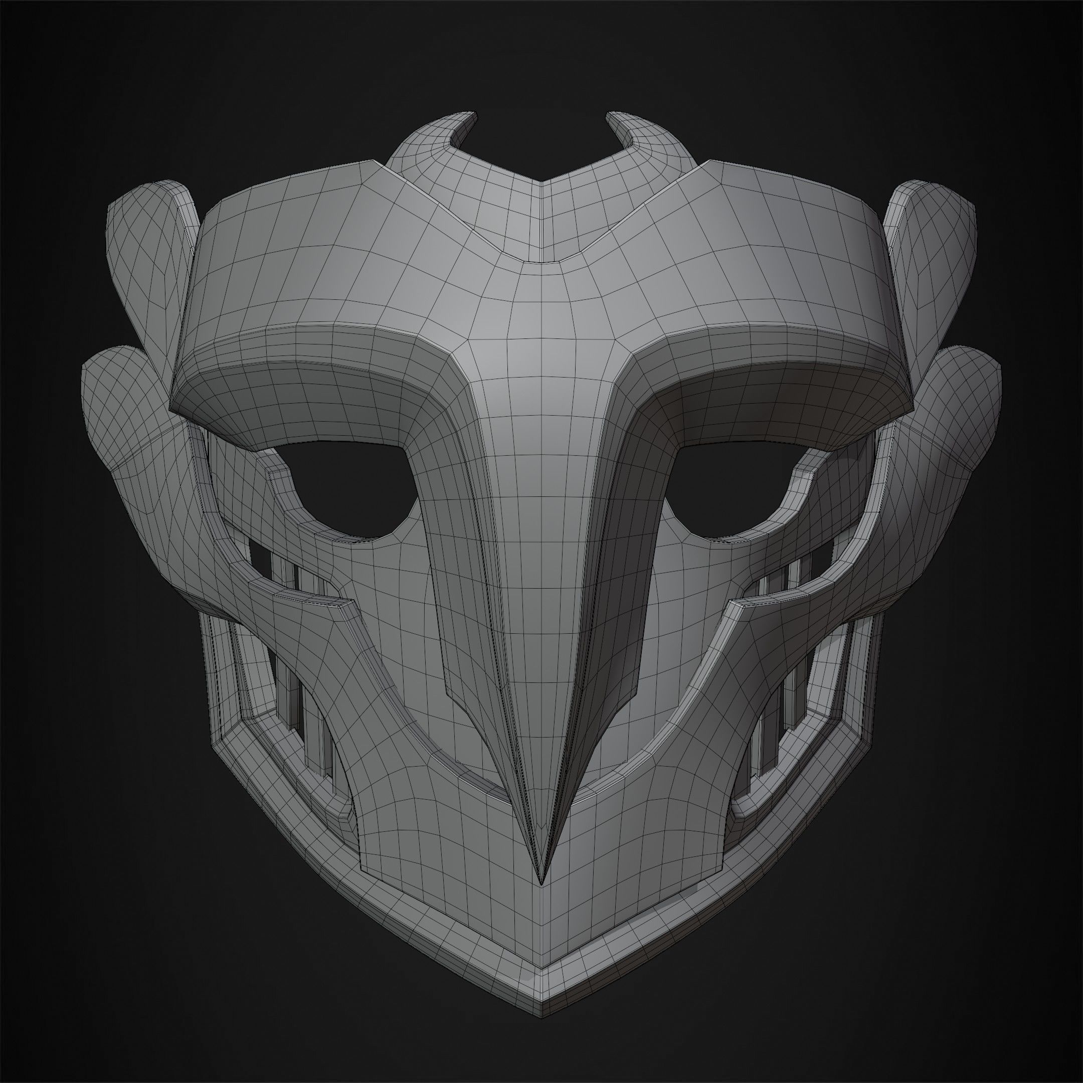 Arcane Ekko Firelight Mask for Cosplay 3D print model_16